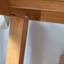 solid oak dining table and 4 chairs Image 7