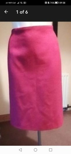 beautiful new designer Hobbs London wool skirt