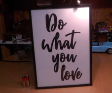 Do what you love sign