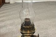 Vintage Brass Oil Lamp