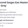 Outdoor gas heater Image 6