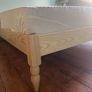 Turned Spindle Leg Platform Bed Ash Image 3