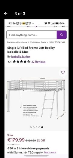 loft bunk bed