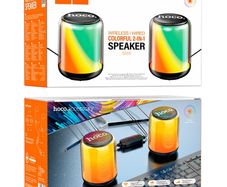 Hoco BS56 Pulse 2-In-1 Wireless and Wired Bluetooth Speaker Black