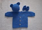 Handmade baby cardigan sets 0-3 months