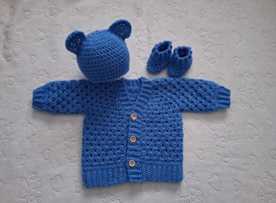 Handmade baby boys and neutral gift sets newborn and  0-3 months