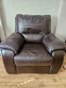 leather armchair