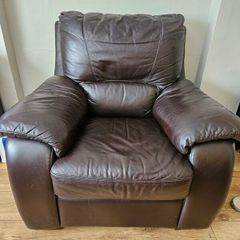 leather armchair