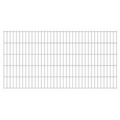 2D Garden Fence Panel 2.008x1.03 m  Silver