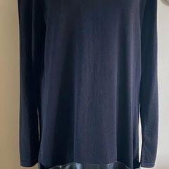 Annette Gortz Wool/ Leather Dress Size Large