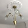 2 Vintage brass ceiling lights, 50 euro each 90 euro for 2. Image 2