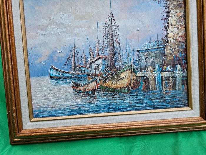 Classic Maritime Seascape (1993) An American Keepsake from MassachusettsArtist: Florence (Florenz)