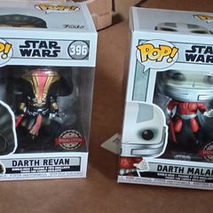 Darth Revan & Darth Malak Funko pops