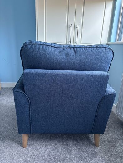 Navy Armchair from Next