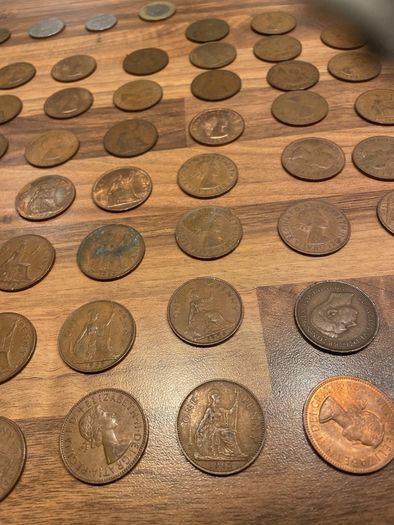 Vintage coins 91 in total