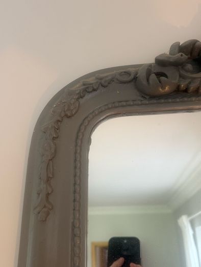 hall table and mirror