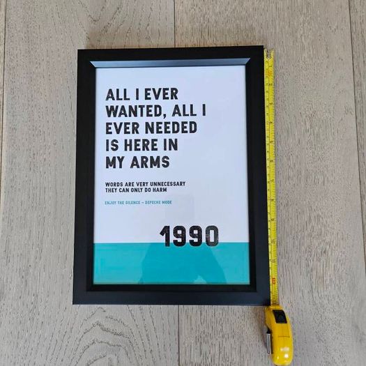 Framed print Depeche Mode - Enjoy the silence