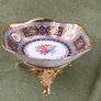 Porcelain china decorative trinket dish on pedestal Image 8