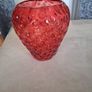 Strawberry Shaped Glass Vase Image 3