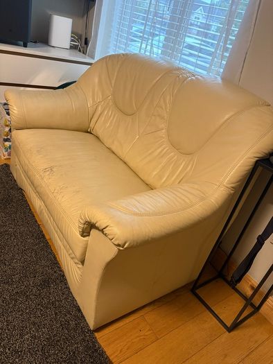 leather sofa