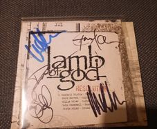 LAMB OF GOD: Resolution CD (Fully Autographed)