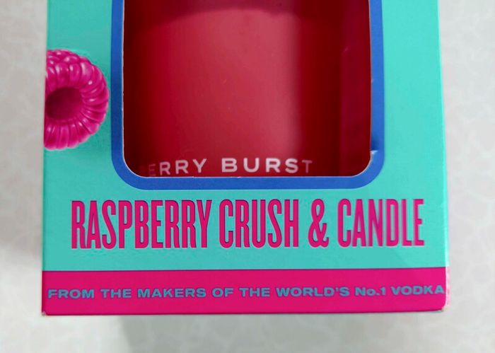 Smirnoff Raspberry Crush & Candle (new).