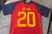 Spain Home Jersey WC 26 (2 star edition) Pedri#20