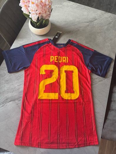 Spain Home Jersey WC 26 (2 star edition) Pedri#20
