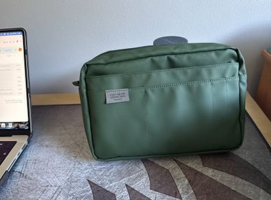 Two Delfonics Pouches Medium Water Repellent versions