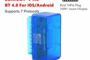 Bluetooth 4.0 ELM327 V2.1 OBD2 Scanner ELM327 2.1 OBDII Auto Car Diagnostic Tool ELM 327 Code Reader For IOS Apple Android PC