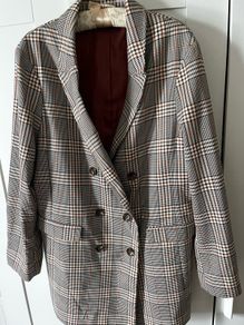 F&F Checked Oversized Blazer