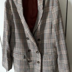 F&F Checked Oversized Blazer