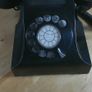 Vintage GPO 300 Series Black Bakelite Rotary Telephone - Restored Original - 1940s/50s Prop/Collectable Image 2