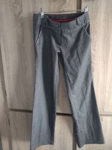elegant grey trousers size 36