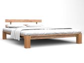 Bed Frame Solid Oak Wood 160x200 cm