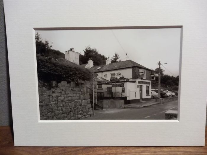 Mounted Original Photography - The Blue Light Pub