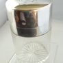 Antique Victorian Sterling Silver Mounted Glass Dressing Table Jar, Haseler Bros, Birmingham 1891 Image 6