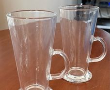 Set of 2 Latte / Irish Coffee Glasses