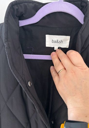 Bash Bazile black coat