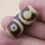 Vintage 3 Eyes Himalayan Tibetan Agate Dzi Bead Amulet Image 7