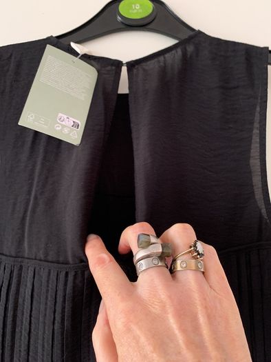 Black maxi dress H&M