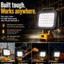 Cordless LED Work Light for DeWalt 20V Battery, 40 led Image 7
