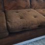 Retro, Mid Century,  American 70sRare Sofas, Chrome Finish, Faux Fur 1970 Image 5