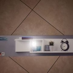 Long White Decorative Shelf New