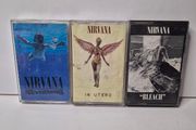Nirvana Original 90s Cassette Tapes Excellent Condition (Nevermind, In Utero, Bleach)