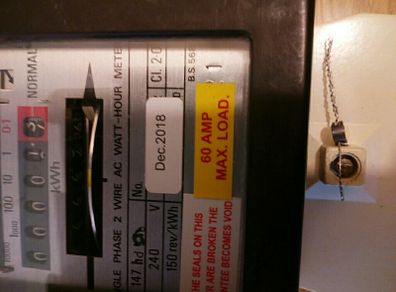 Electric metre reader
