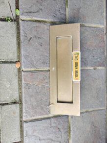 Brass letter box