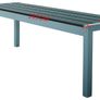 Outdoors: Garden, Balcony or Terrace Aluminium Bench with Poly Wood Surface Image 2