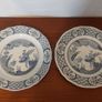 Fabulous Antique Blue and White 9 Inch Breakfast Plate By Furnivals Limited, in the Popular "Old Chelsea" Pattern Circa 1915+ Image 9
