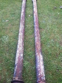 antique cast iron columns.